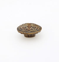 Cantata Knob, Oval, Monticello Brass, 5/8'' cc, 1-1/4'' x 2'' 993-MBR