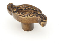 Cantata Oblong Knob, Dark Italian Antique, 7/8'' x 2'' 996-DIA