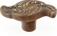 Cantata Oblong Knob, Monticello Brass, 7/8'' x 2'' 996-MBR