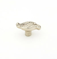 Cantata Oblong Knob, White Brass, 7/8'' x 2'' 996-WB