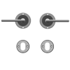 Oval Cylinder - Minimum C-C - 69mm