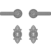 Bit-Key Lock - Minimum C-C - 93mm