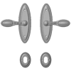 Oval Cylinder - Minimum C-C - 133mm