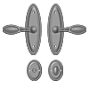 Bathroom Lock - Minimum C-C - 141mm