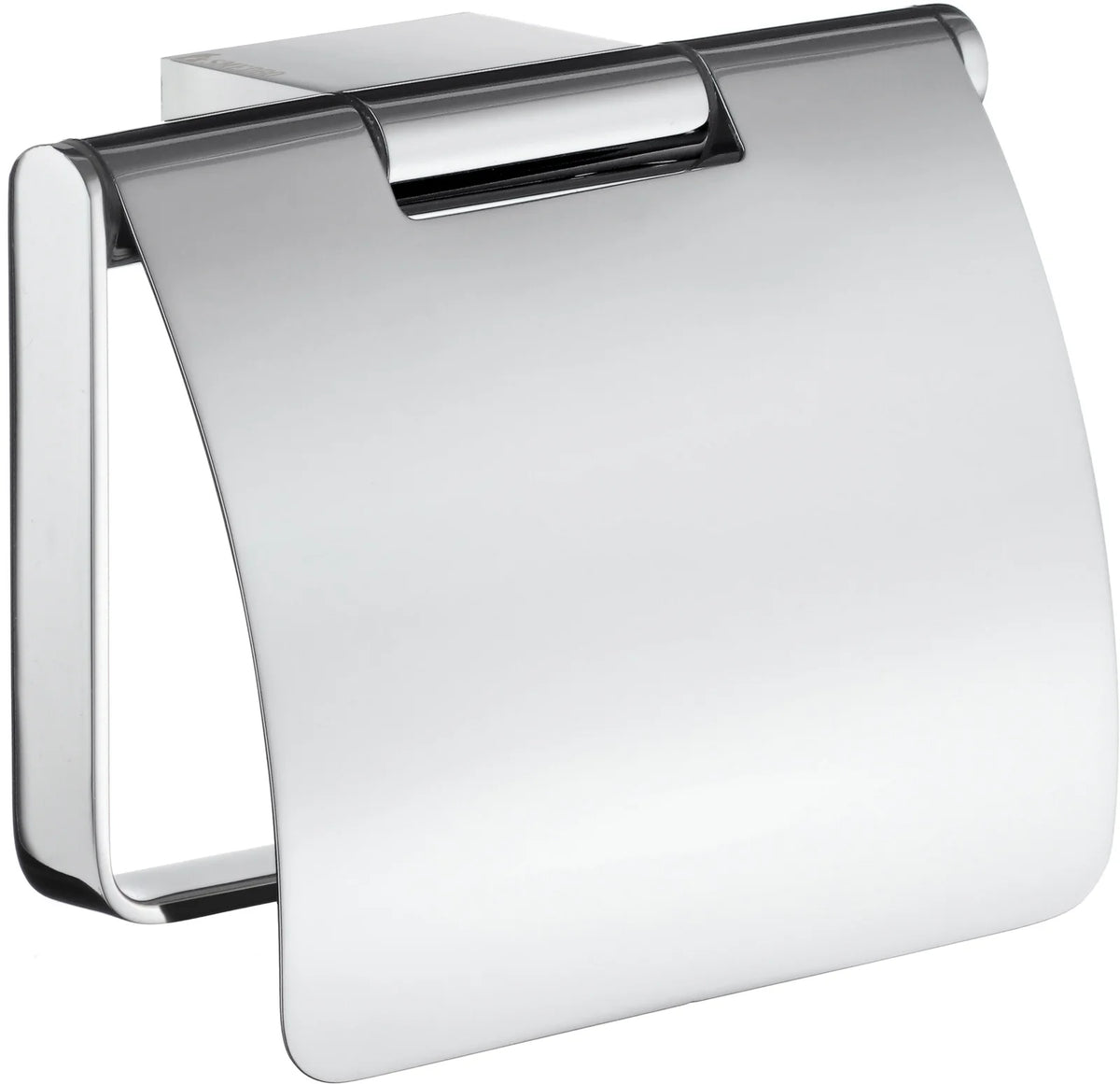 AIR Toilet Roll Holder with Cover in Polished Chrome AK3414