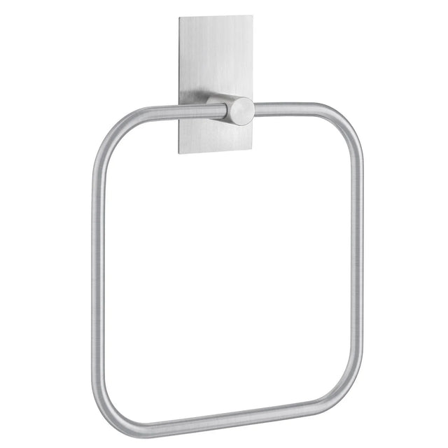 BESLAGSBODEN Towel ring, self adhesive, brushed stainless steel B1038