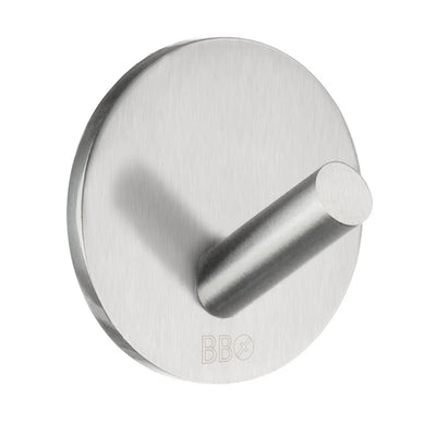 Beslagsboden Design Single Hook mini, 4 pcs in Brushed Stainless Steel B1080/4