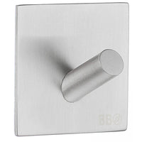 BESLAGSBOEN Design Single Hook in Brushed Stainless Steel B1092