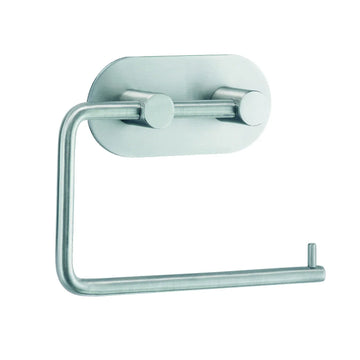 BESLAGSBODEN Design Toiler Roll Holder in Brushed Stainless Steel Self-adhesive B1097