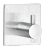 Beslagsboden Self Adhesive Hook 1.5'' In Brushed Stainless Steel B1105
