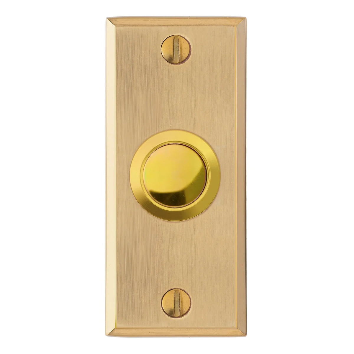 BESLAGSBODEN Bell Push in Brushed Brass Finish B110M