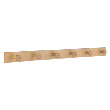 BESLAGSBODEN Coat Rack, 6 Hooks, Beech B1136