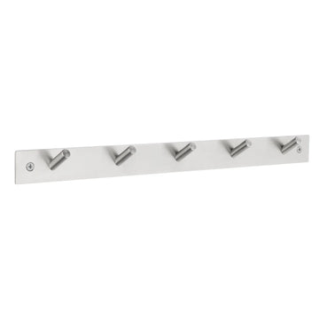 BESLAGSBODEN Coat Rack, 5 Hooks, Brushed Stainless Steel B1145