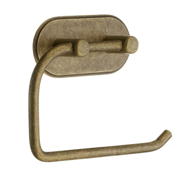BESLAGSBODEN Design Toiler Roll Holder in Antique Brass Finish Self-adhesive BA1127