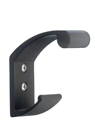 Beslagsboden Double Hook 3.25'' In Enamel Black BB1034