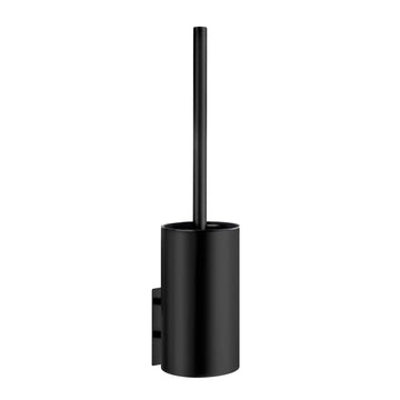 BESLAGSBODEN Toilet Brush for wallmount, Black, Self-adhesive, H 370 mm BB1035