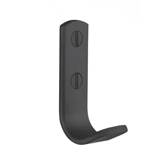 BESLAGSBODEN Single Hook, Black aluminium, Height 63 mm BB1043