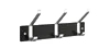 Beslagsboden Hook Rack 5'' In Black Wood / Satin Aluminum BB1073