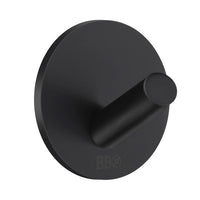 Single Hook Selfadhesive Black Stainless Steel BB1080