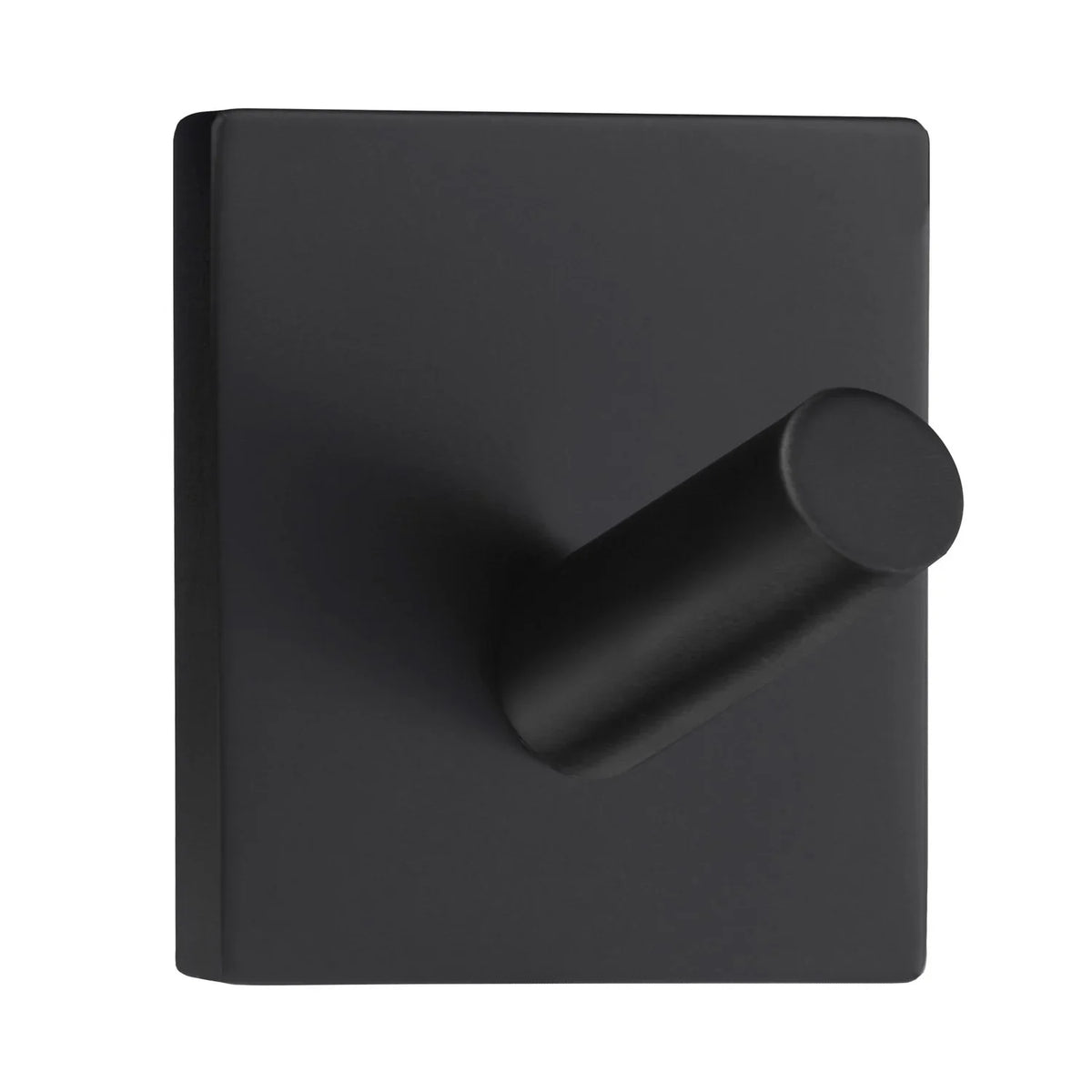 BESLAGSBODEN Single Hook mini, Self-adhesive, Black Stainless BB1082