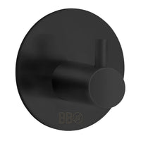 Single Hook Self Adhesive Black Diam 48 Mm BB1101