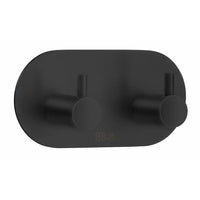 Double Hook Self Adhesive Black BB1102