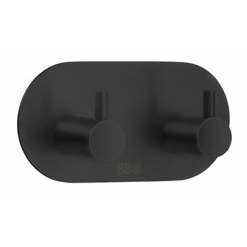 Double Hook Self Adhesive Black BB1102