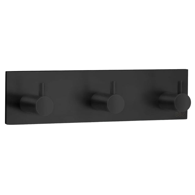 Triple Hook Self Adhesive Black 180X45Mm BB1107