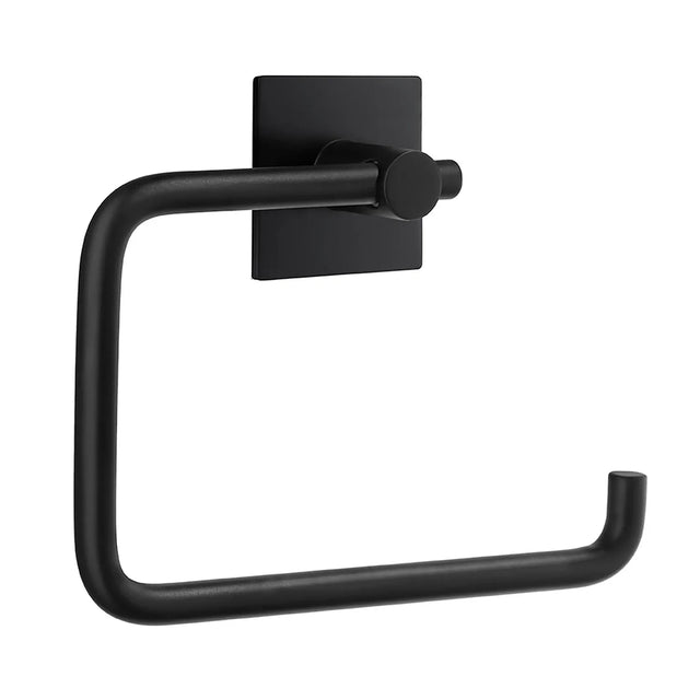 BESLAGSBODEN Toilet roll holder, Self-adhesive, Black BB1132