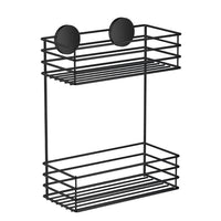 BESLAGSBODEN Double Basket With 3M Tape Black BB1202