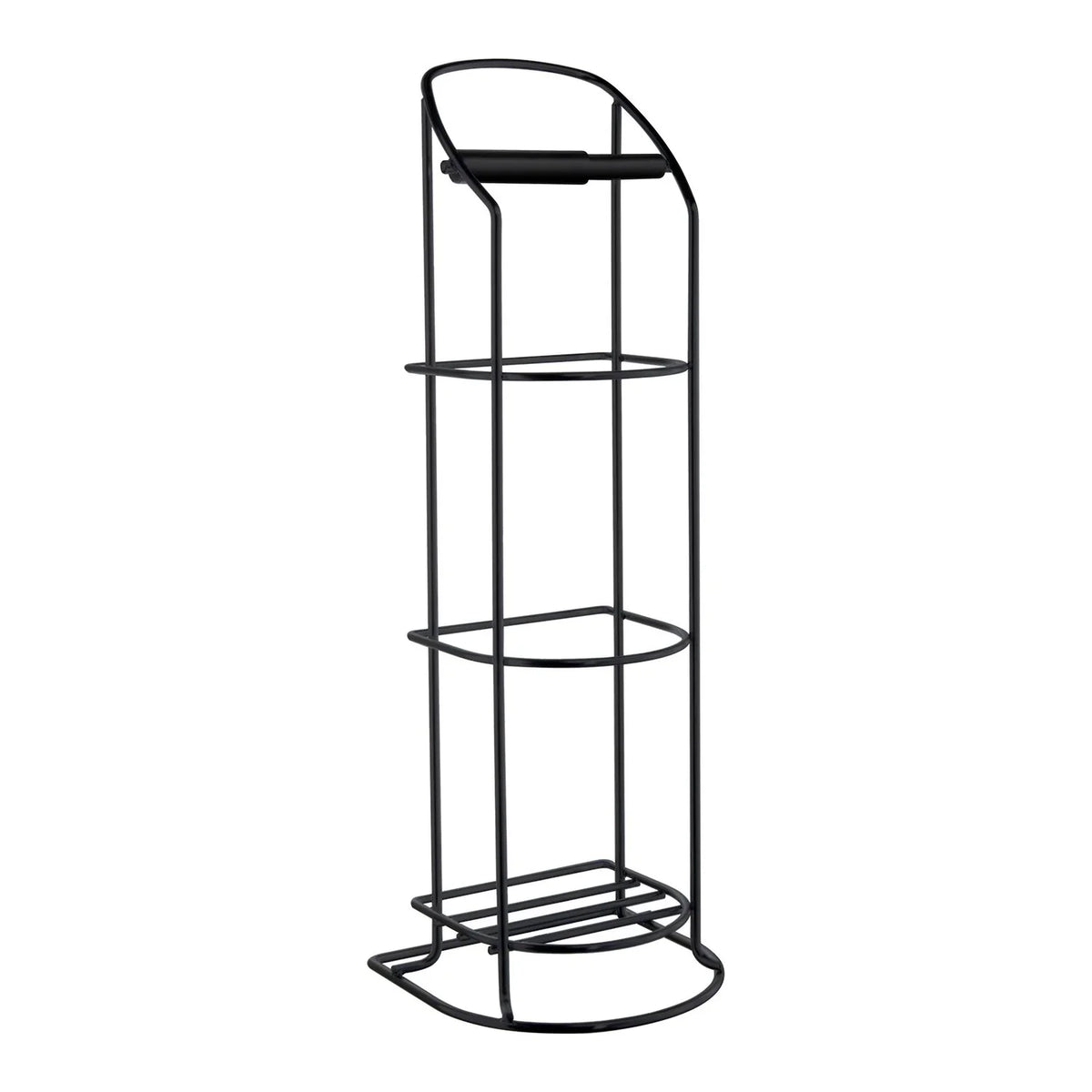 BESLAGSBODEN Toilet Roll Holder/Spare Toilet Roll Holder, Black BB1220
