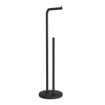 Toilet/Spare Toilet Roll Holder Freestanding Black BB1230