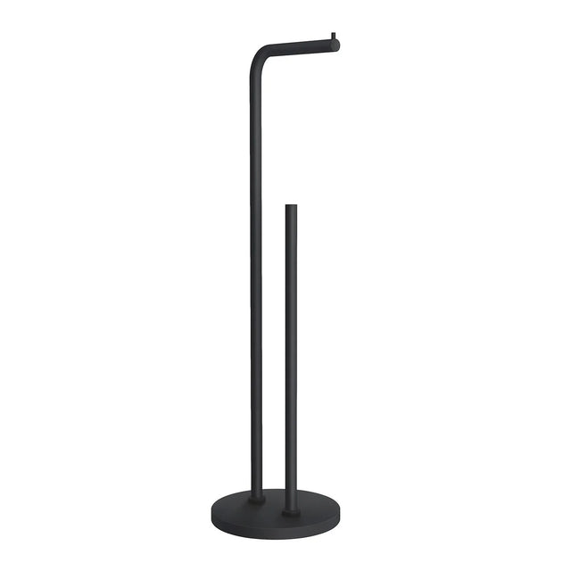 Toilet/Spare Toilet Roll Holder Freestanding Black BB1230