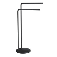 Double Towel Rail Freestanding Black BB1231