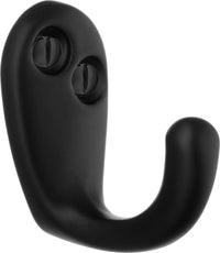 Beslagsboden Single hook black BB245