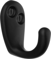 Beslagsboden Single hook black BB245