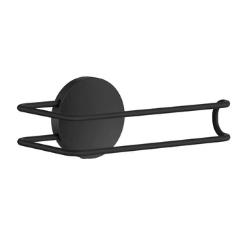 BESLAGSBODEN Toilet roll holder, self-adhesive, Black, Length 134 mm BB3411