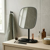 Make-up mirror with jewelry tray-7x's magnification BB576