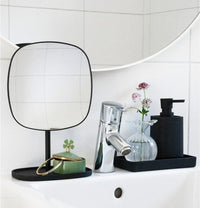 Make-up mirror with jewelry tray-7x's magnification BB576