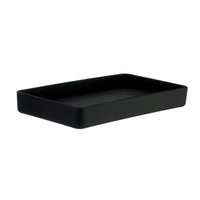Soap Dish/Tray. Freestanding. Black. 180 x 95 mm. BB580