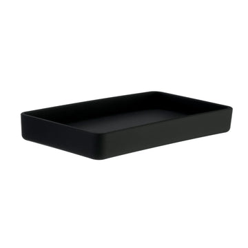 Soap Dish/Tray. Freestanding. Black. 180 x 95 mm. BB580