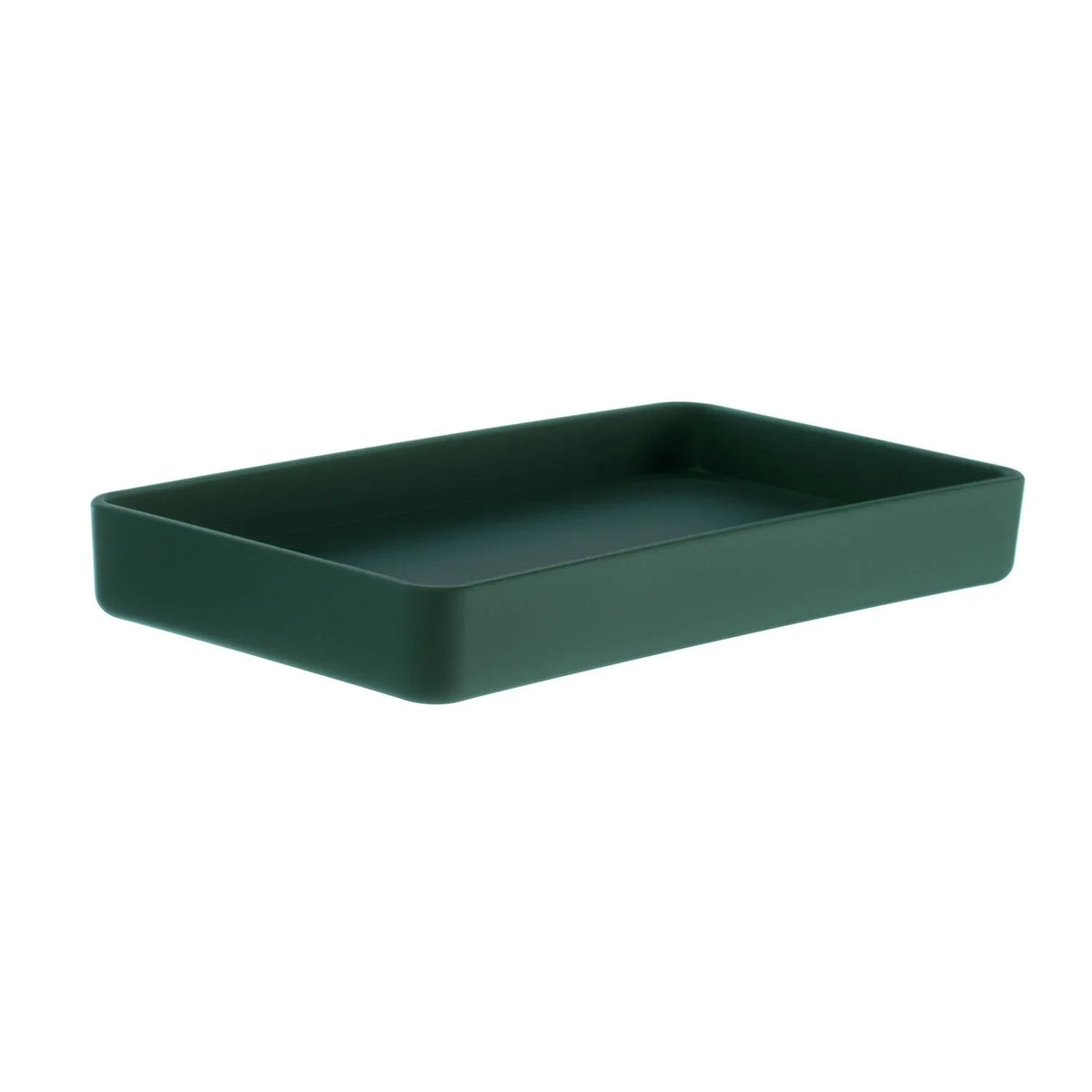 Soap Dish/Tray. Freestanding. Dark Green. 180x95 mm BG580