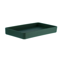 Soap Dish/Tray. Freestanding. Dark Green. 180x95 mm BG580