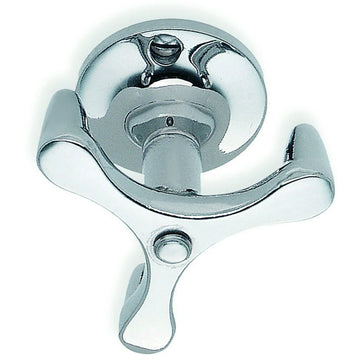 BESLAGSBODEN Triple Spinning Hook in Polished Chrome BK071