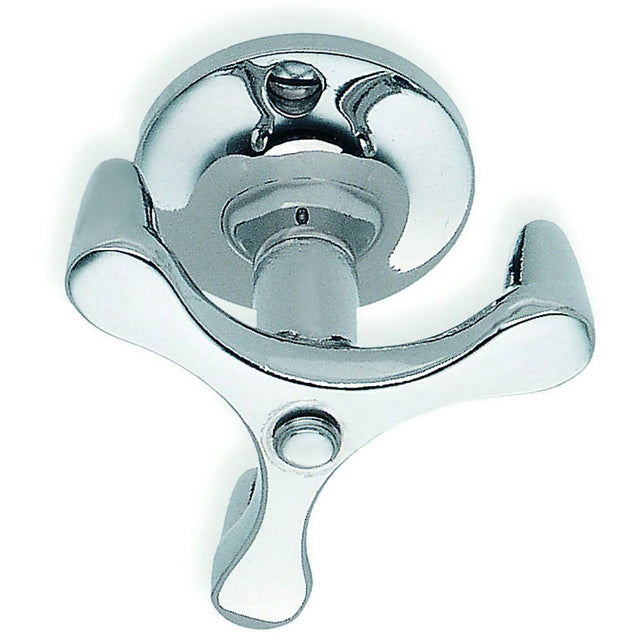 BESLAGSBODEN Triple Spinning Hook in Polished Chrome BK071