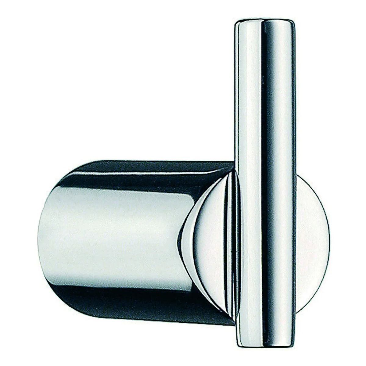 BESLAGSBODEN Single Hook in Chrome Stainless Steel BK073