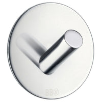 BESLAGSBODEN Design Single Hook in Polished Stainless Steel Self-adhesive BK1090