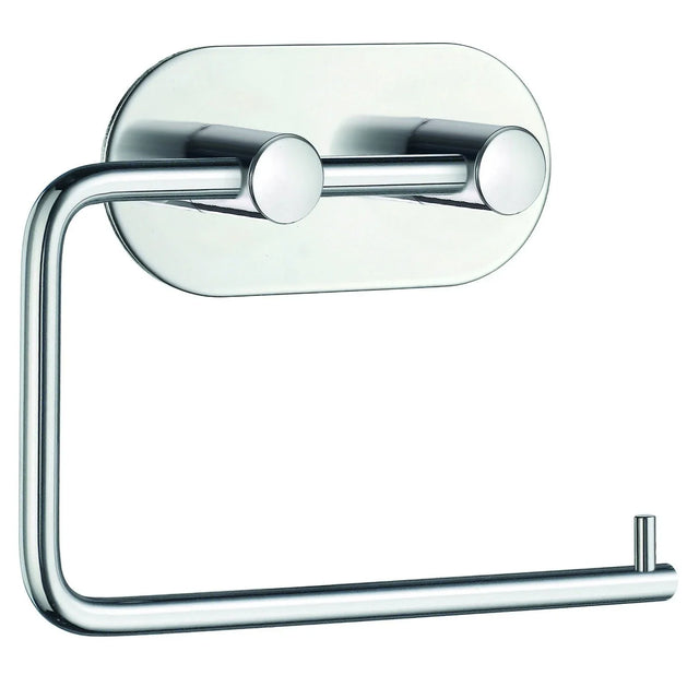 BESLAGSBODEN Design Toilet Roll Holder in Polished Stainless Steel Self-adhesive BK1097
