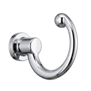 BESLAGSBODEN Single Hook in Chrome, Pair, Height 28 mm. BK231