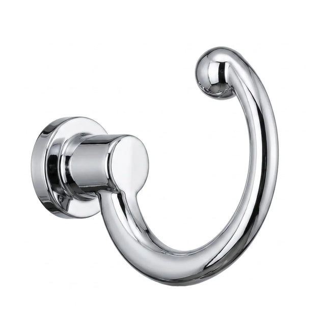 BESLAGSBODEN Single Hook in Chrome, Pair, Height 28 mm. BK231
